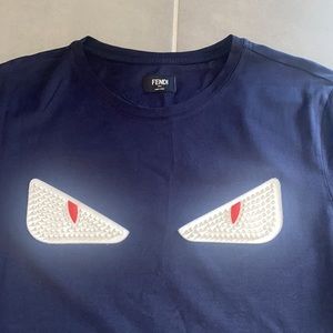 Fendi Navy Blue Shirt